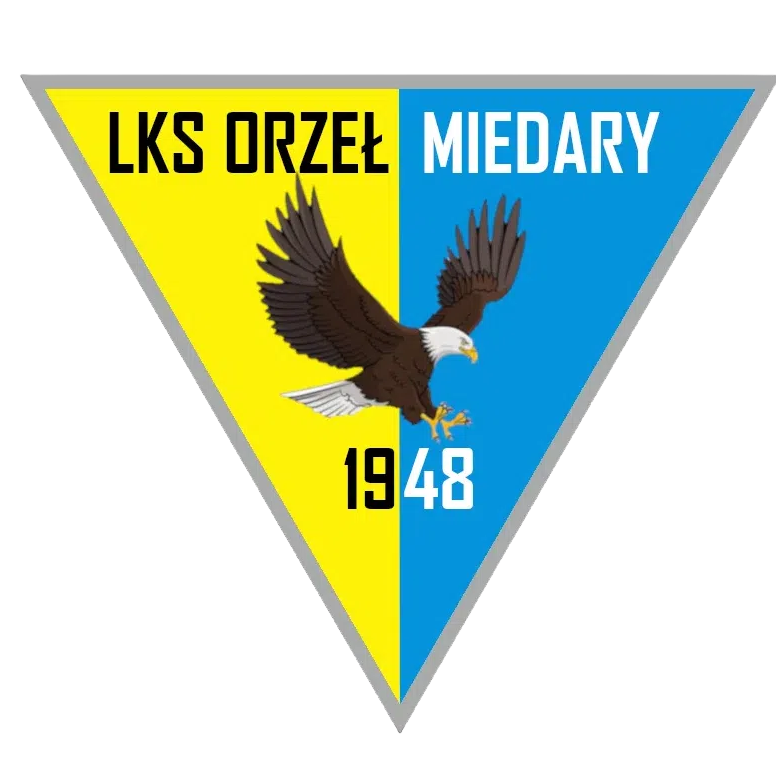Herb LKS Orzeł Miedary